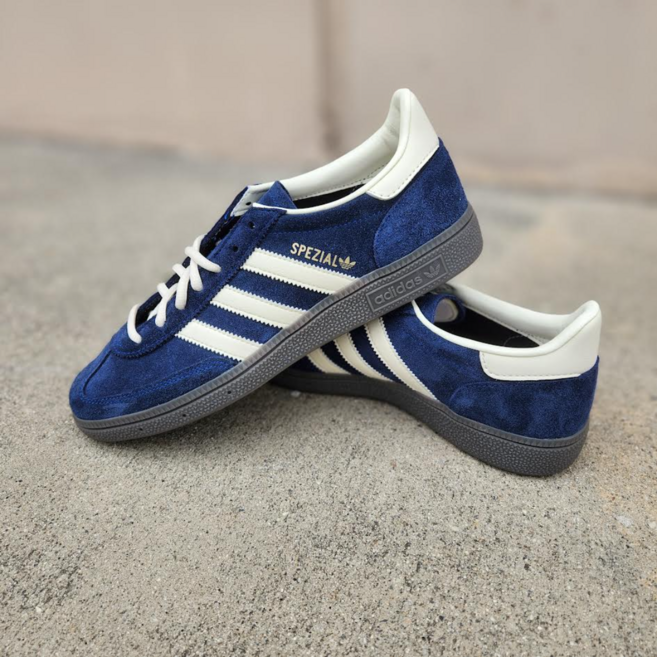 아디다스 Handball Spezial 스니커즈 운동화 네이비-화이트 3S