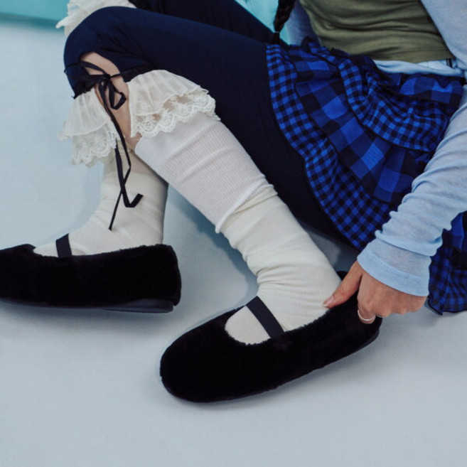 빅토리아 카사 소프트 퍼 밴딩 펠로 (1048106-NEGRO)