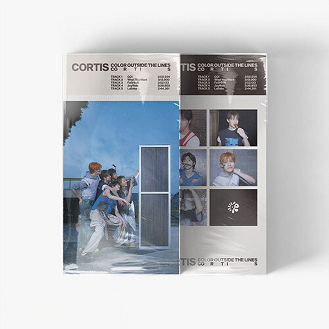 [랜덤]코르티스 위버스앨범 미니 1집 EP COLOR OUTSIDE THE LINES+하드슬리브 증정, 랜덤1장