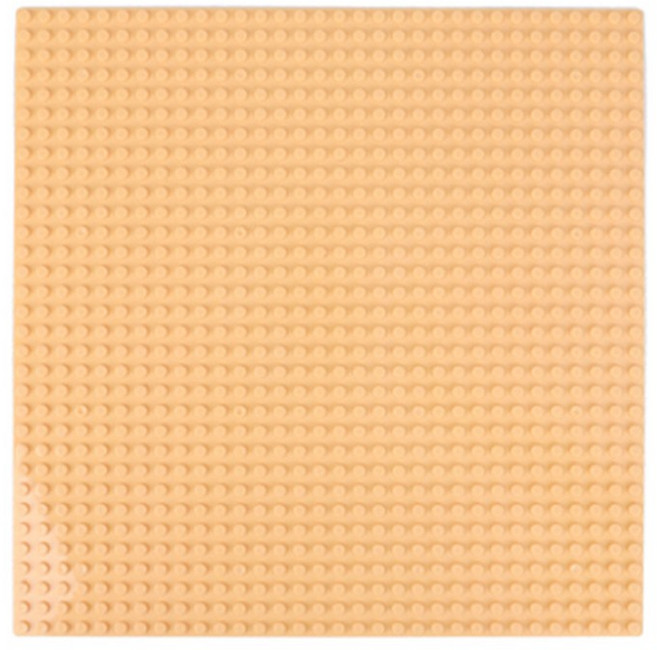 相容樂高 32x32 小顆粒積木底板, 膚色, 1個