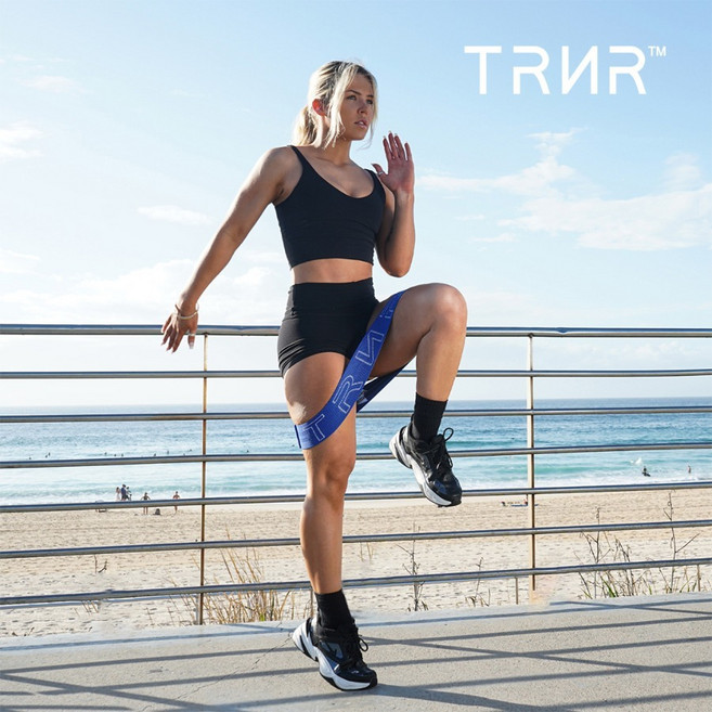 [TRNR 트레이너] 스쿼트 밴드 5단계 저항강도 힙업밴드, 1개, X-라이트(레드)