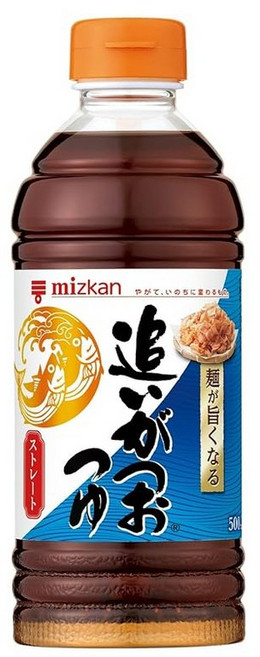 미츠칸 오이가츠오 쯔유 스트레이트 500ml x 12개입 (메밀국수 소면 우동 육수), 12개, 1L