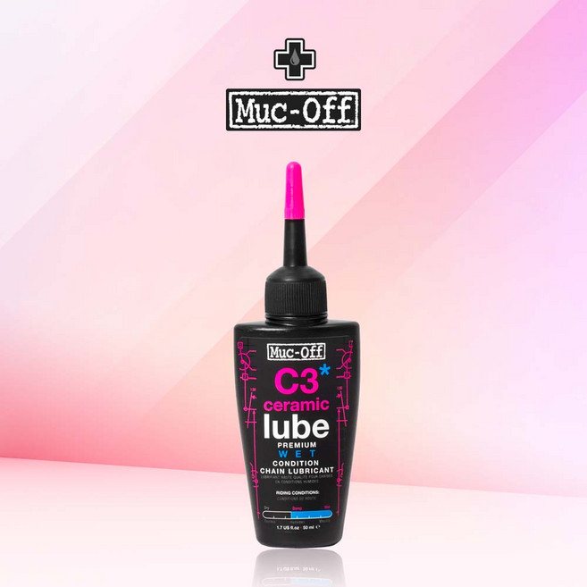 먹오프 자전거 체인 오일 건식 습식 윤활유 기름, 1개