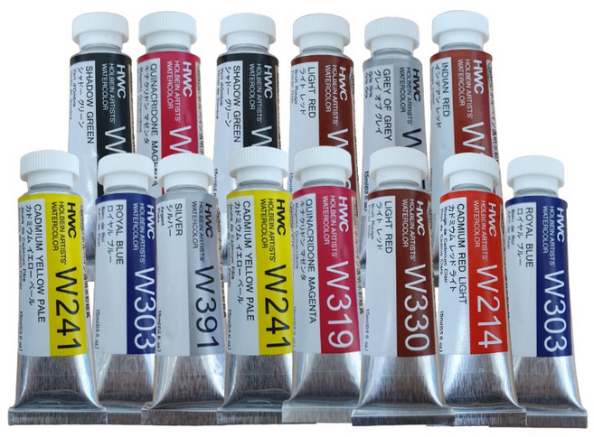 홀베인 수채화물감 15ml 낱색 A시리즈, 339번 반다크브라운