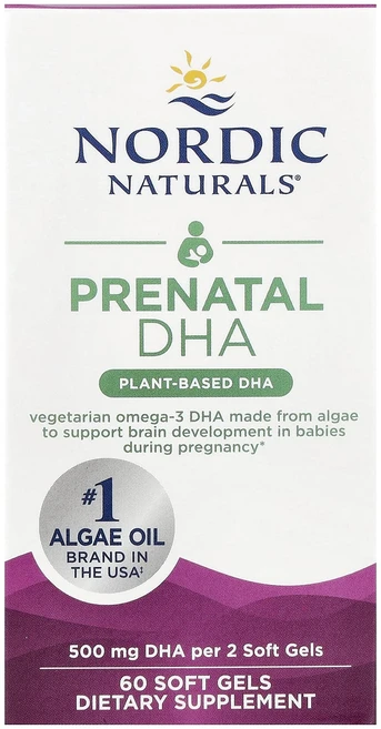 단백질 비타민 철분 마그내슘 칼슘 Nordic Naturals 임신부용 DHA 소프트젤 60정(소프트젤 1정당 250mg) 고루고루섭취해주세요, NordicNaturals임신부용DHA소프트젤60정소프, 1개, 60정 - 쿠팡