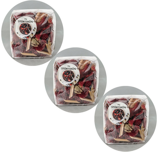 이케아 스퇴르트센 90g 방향제, 3개