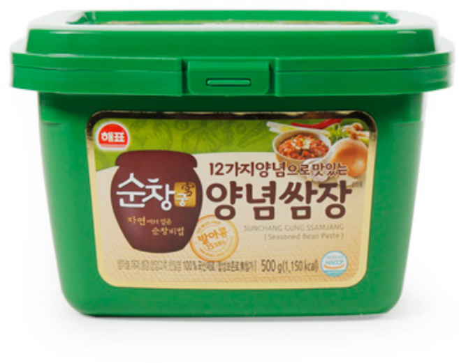 해표 순창궁 발아콩 12가지 양념쌈장, 500g, 21개