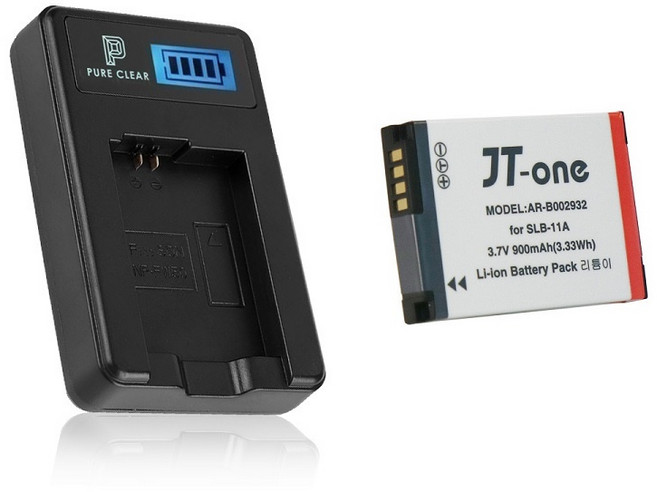 삼성 SLB-11A 충전기+호환배터리 WB5500 WB5000 WB2000 WB1000 WB650 WB600 ST5500 ST5000 ST1000 EX1, 1개
