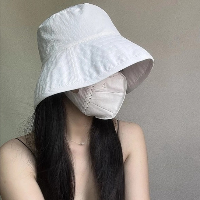 Adra 와이드 빅사이즈 버킷햇 여름 UV차단 벙거지 모자