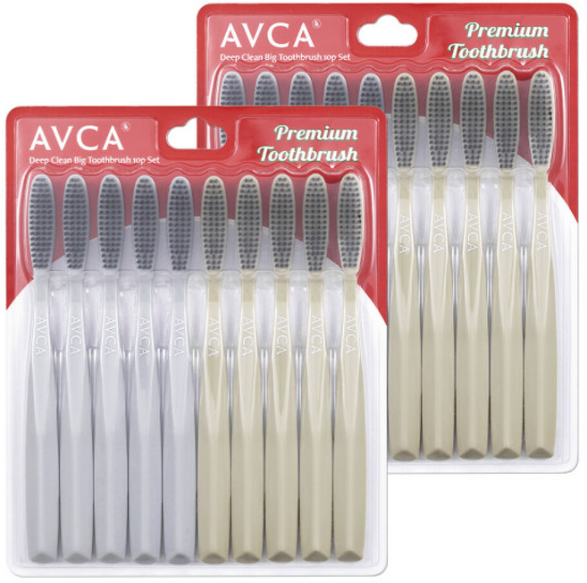 아브카 딥클린 부드러운 왕칫솔 10개입 2세트 총 20개