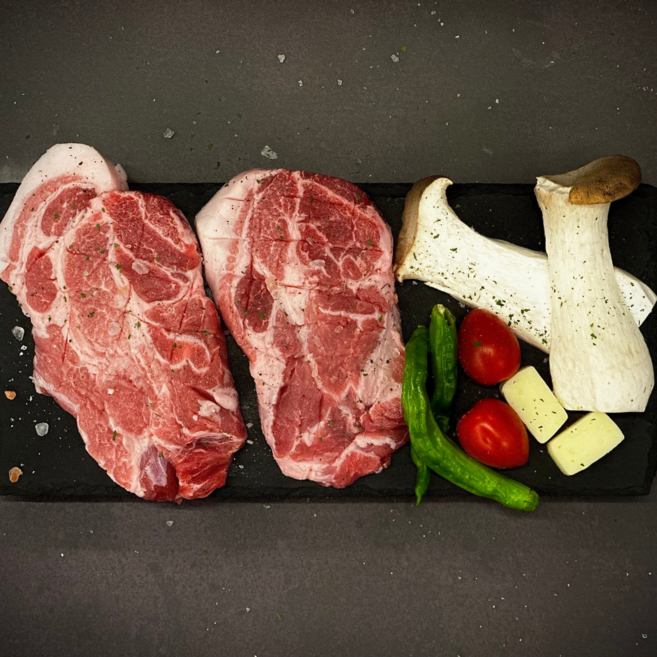 세롭게 녹돈 목살 15mm 구이용 국내산 1+프리미엄 등급 암퇘지 무항생제, 구이(15mm내외), 1개, 500g