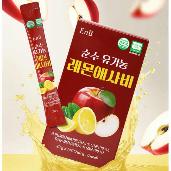 유기농 애사비 스틱 헬시위듀 사과초모식초 애플 사이다 비니거, 1개