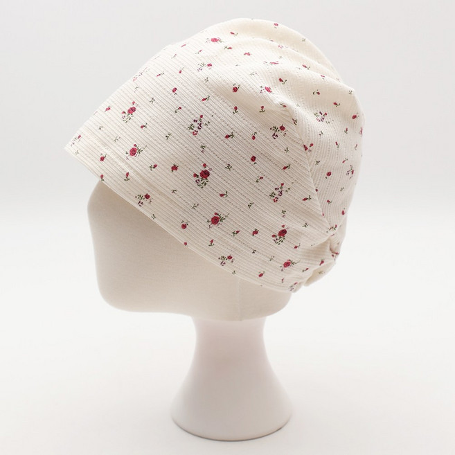 에스랑 앤슈 봄 여름 중년여성 엄마 얇은 식당 병원 실내 수면 항암 비니 모자