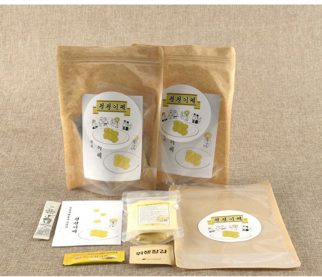 펑펑이떡 패키지(단체구입용) /무료배송 - 봉투 70g형, 10개, 70g