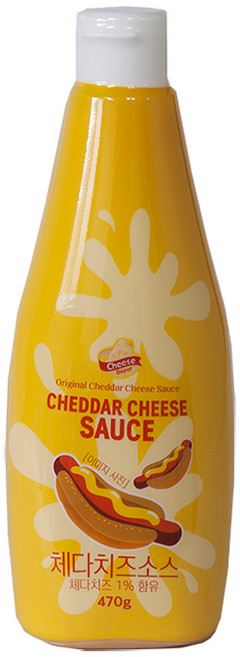 희주몰 튜브형 체다치즈소스 470g, 1개