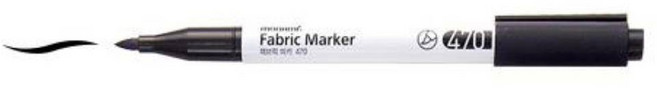 Yotta DIY 모나미 패브릭마카 1P-블랙 천에쓰는 직물염색, 상세페이지 참조, lI#_고객PICK_#ll