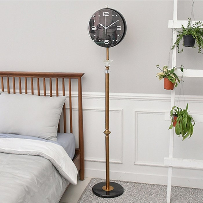 꾸미아트 아일라 스탠드 시계, 브라운