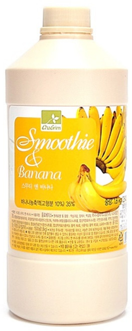 차그림 스무디앤 바나나 시럽, 1.8kg, 1개