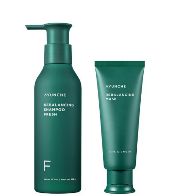 아윤채 리밸런싱 헤어 케어 2종 세트 샴푸 350g + 마스크 100ml, 모이스트 [촉촉한 타입], 1개