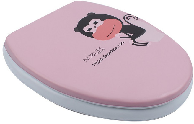 투투파파 노블립스 변기커버, 핑크, 1개, 7.노블립스 바디 핑크(대-O형)