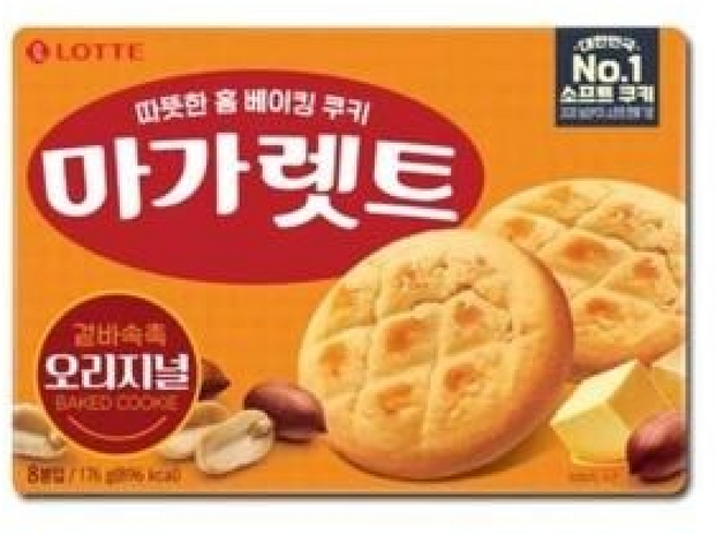 롯데제과 마가렛트 오리지널, 1개, 176g