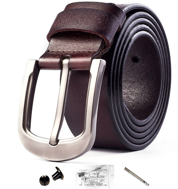 공방 소가죽 남성 벨트 (펀칭봉+설명서+여분나사)