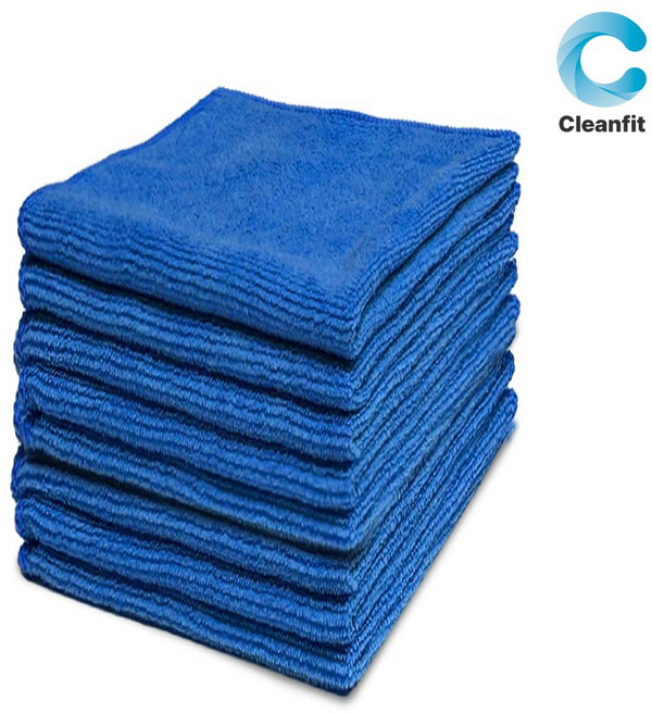 크린핏 경편 극세사 손걸레 40x40, 경편(파랑), 10개