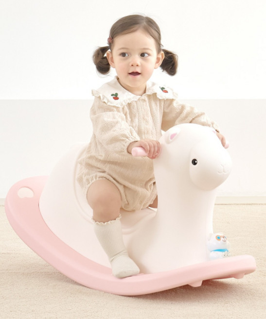 리틀라마 흔들말 유아 흔들목마 완구, 그레이/_