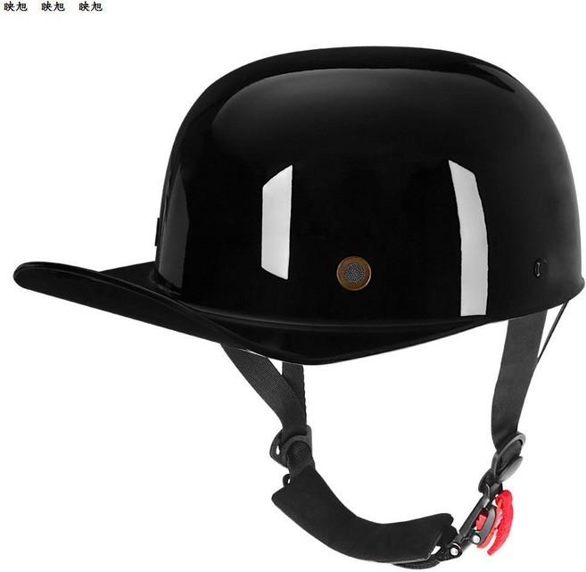 스냅백헬멧 여름용 오토바이 헬멧 새 반모 자전거 하이바 킥보드 블랙, 라이트블랙_L정품