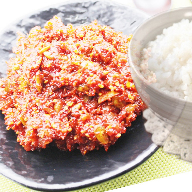 씨앗비빔젓갈 (청어알 오징어젓 호박씨 해바라기씨), 2개, 500g