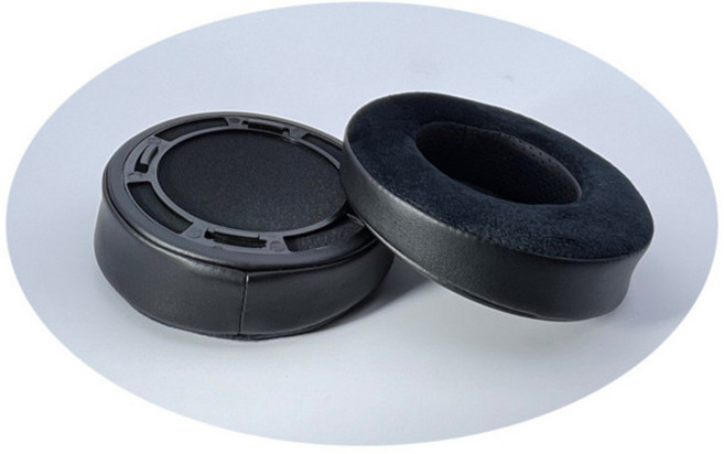 Hifiman SUNDARA HE400 HE400SE 400I 400S HE560 560I HE500 300 350 HE3 5 6 헤드폰 교체 용 이어 패드 벨벳 블랙 용 이어 패, leather velvet, 1개