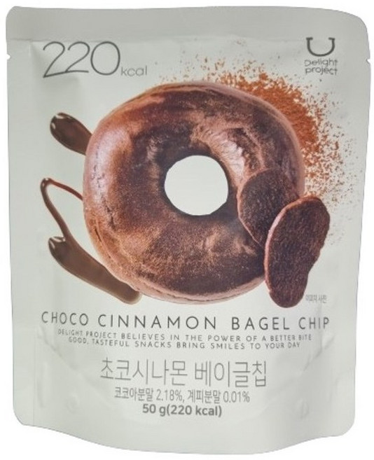 딜라이트 프로젝트 베이글 칩 초코시나몬, 6개