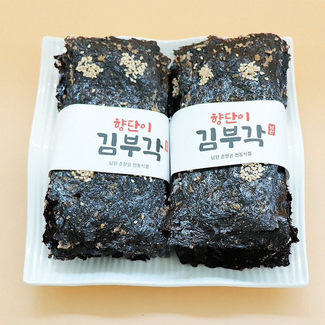 향단이김부각 춘향식품 마른김부각 100장 선물상자 미포함, 650g, 1세트
