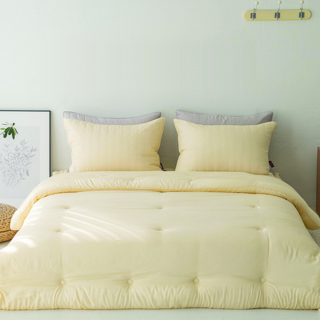 [루이스텔라] 베르가못 텐셀 렌징 모달 차렵 이불 베개세트 싱글