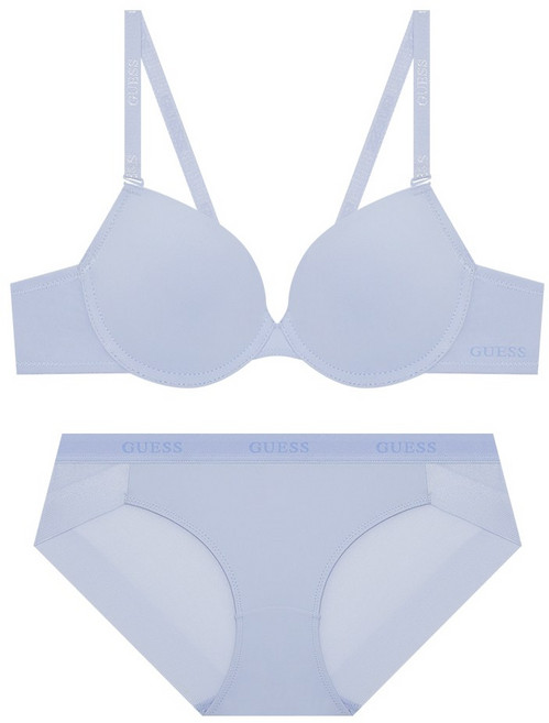 게스언더웨어 아스킨 에센셜 와이어 브라 팬티 세트 - 소라