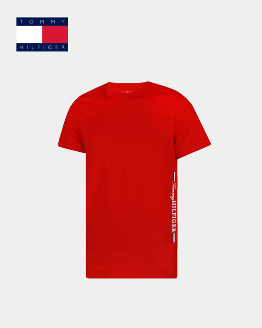 [USA정품/국내배송] 타미힐피거 반팔 티셔츠 남여공용 사이드 레터링 남성반팔 여성반팔 09T4313