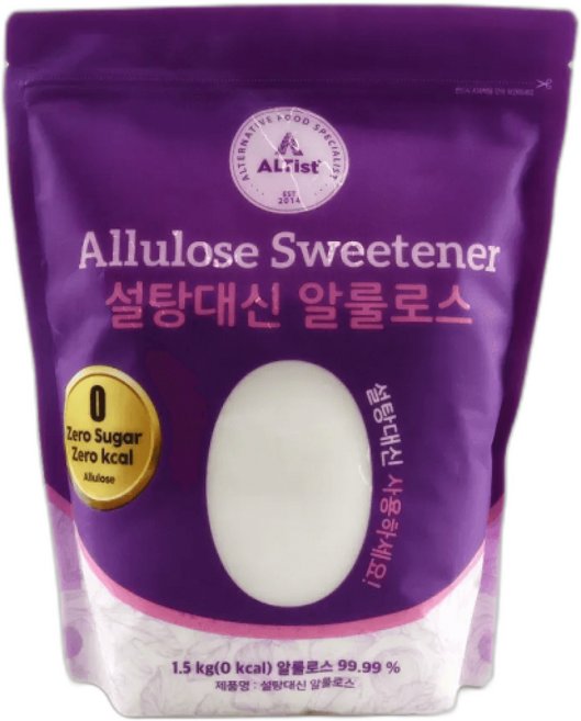 코스트코 대용량 알티스트 설탕대신 알룰로스 제로칼로리 대체당, 1개, 1.5kg