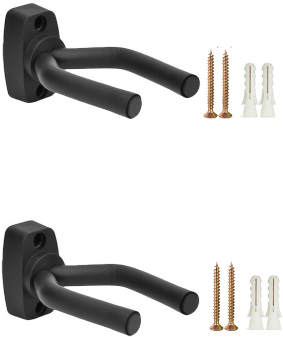 기타 스탠드 벽 후크 다용도 스탠드: 전기 기타 유클리리 클래식 나무 기타 야구 방망이 등에 적용, 2개