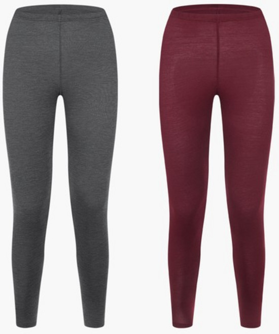 비비안 판도라 여성 편한 따뜻한 스판 발열 겨울 9부 내복 바지