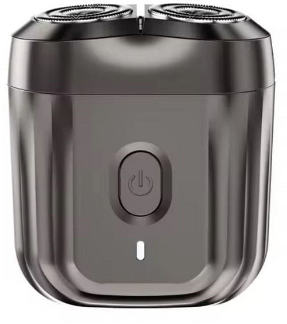 엔첸 포켓 휴대용 소형 전기면도기 방수 C타입 충전식 여행 출장용 미니6, 그레이, Mini 6