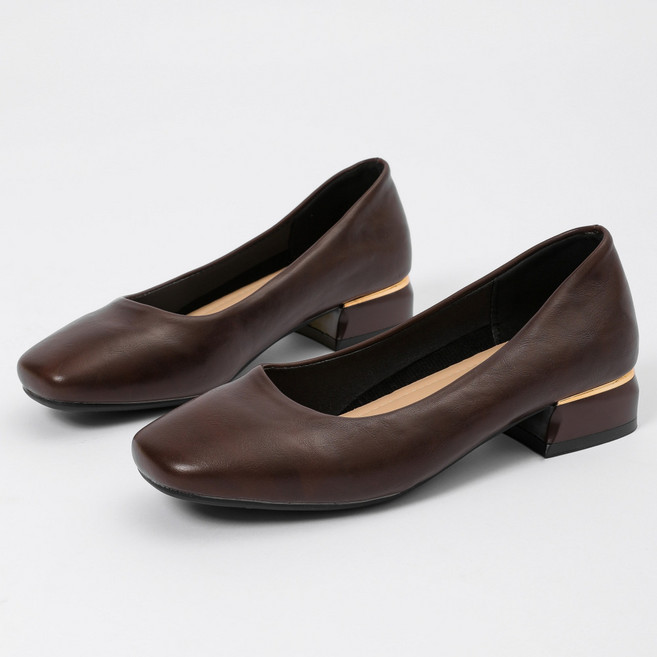 콩코드 베이직 금장굽 펌프스 3cm 3317