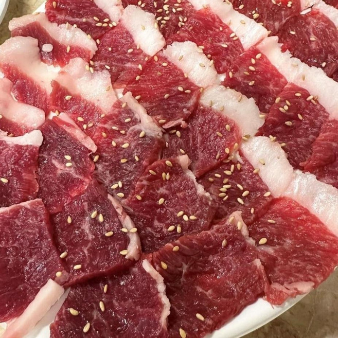 파머스마일 썰어먹는 1++ 한우 투쁠 차돌 육사시미, 3개, 150g