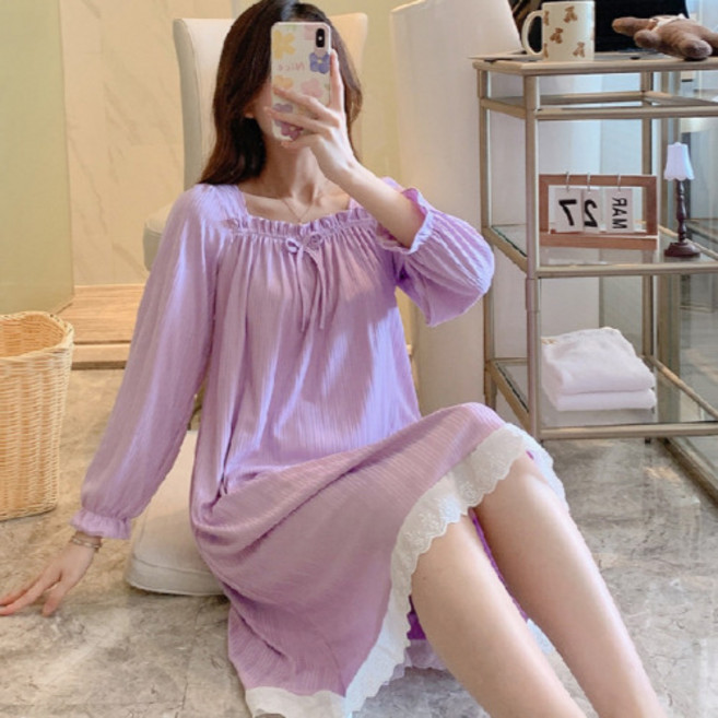 잠옷대장 여성용 러블리 프릴 잠옷원피스