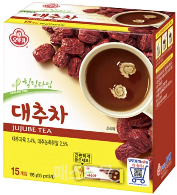 오뚜기 대추차 15T, 1개, 15개입, 13g