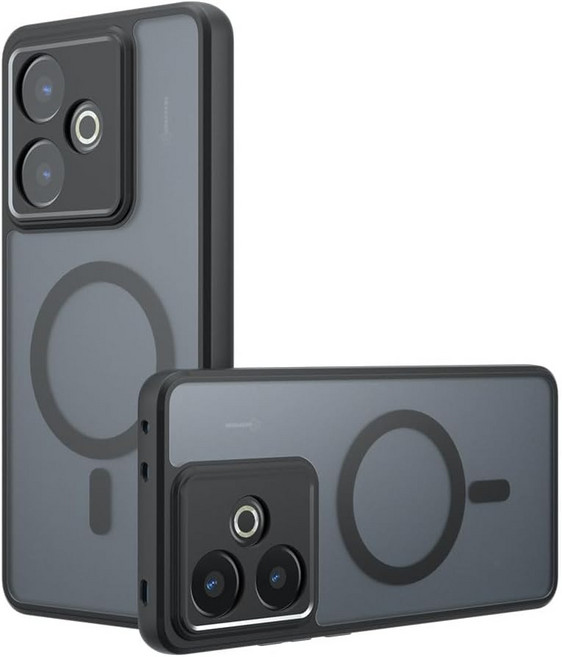 Nothing CMF Phone 1과 호환되는 케이스 마그네틱 낙하 방지 충격 TPU+PC 백플레인 2 in 1 커버 블랙, Black, 15_Compatible with