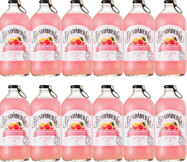 분다버그 핑크자몽, 375ml, 12개