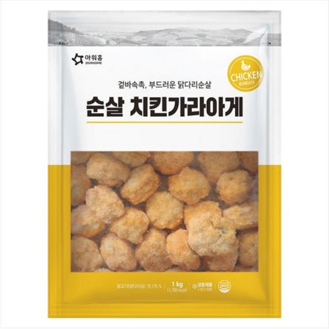 아워홈 순살 치킨 가라아게 1kg, 1개