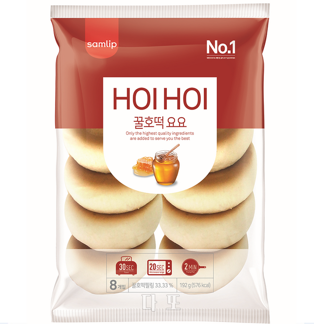 삼립 꿀호떡요요 192g, 5개