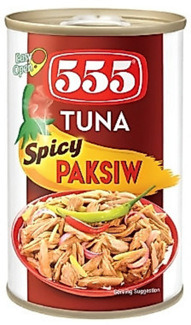 555 香辣巴西油鮪魚罐頭, 1個