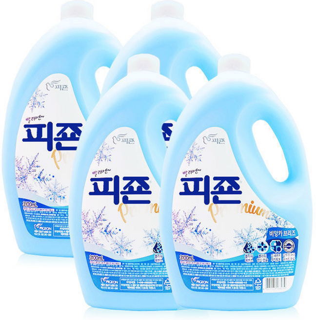 피죤 비앙카 ~섬유유연제 대용량 용기, 3.1L